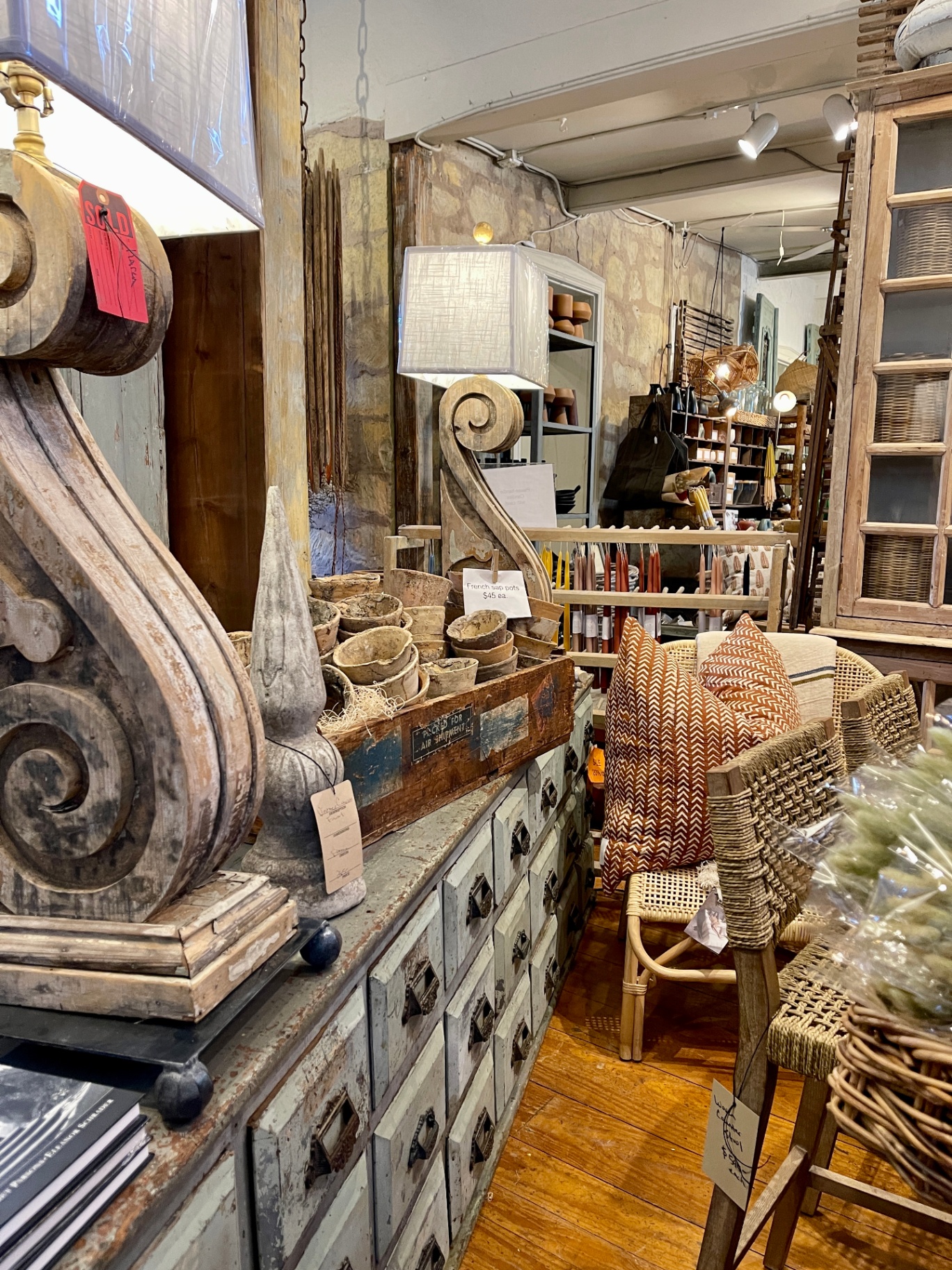 Antiquing in town
